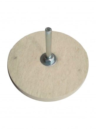 Filc polerski z trzpieniem krążek 110mm
